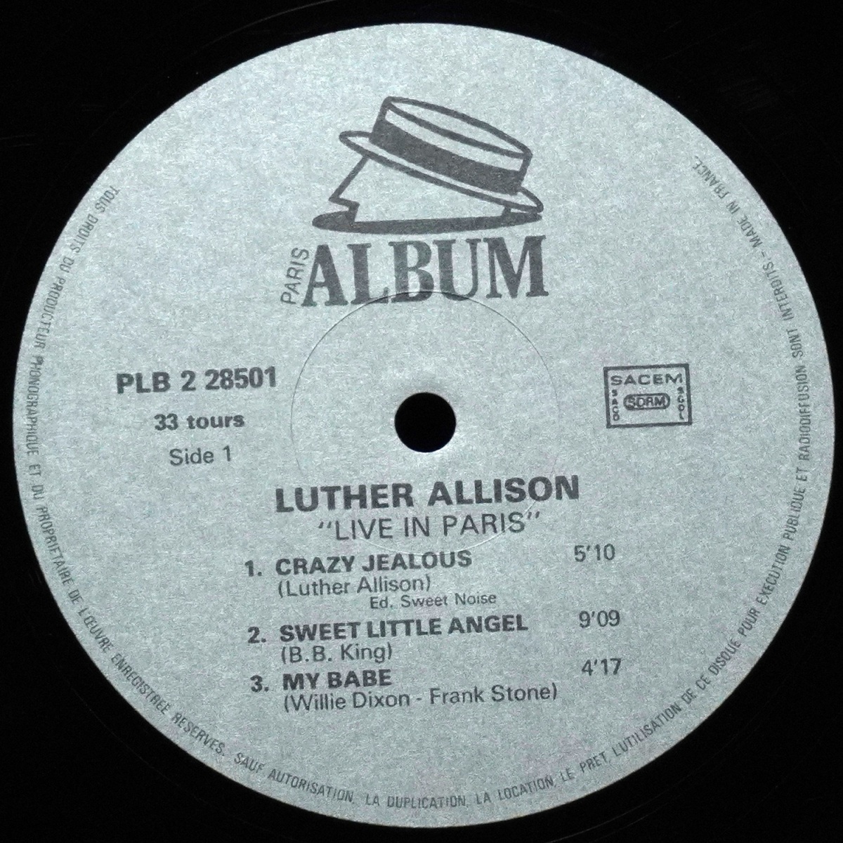 LP Luther Allison — Live In Paris фото 3