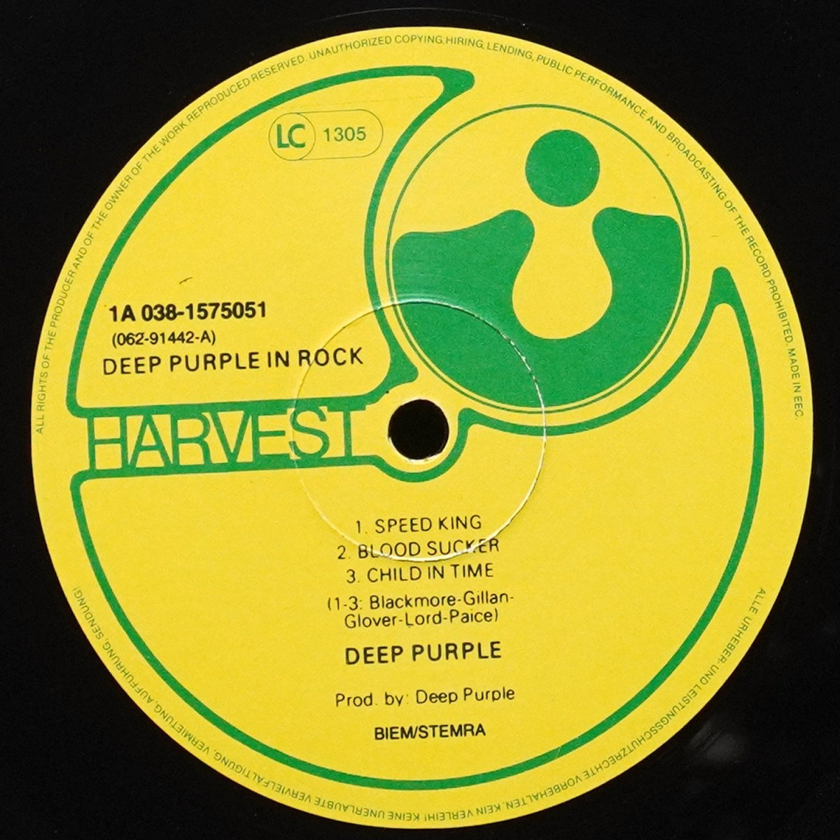 LP Deep Purple — In Rock фото 3