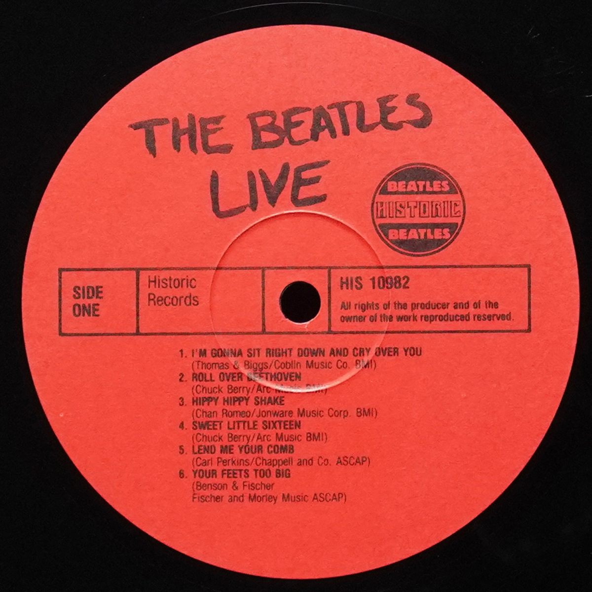LP Beatles — Live At The Star-Club In Hamburg Germany (2LP) фото 3