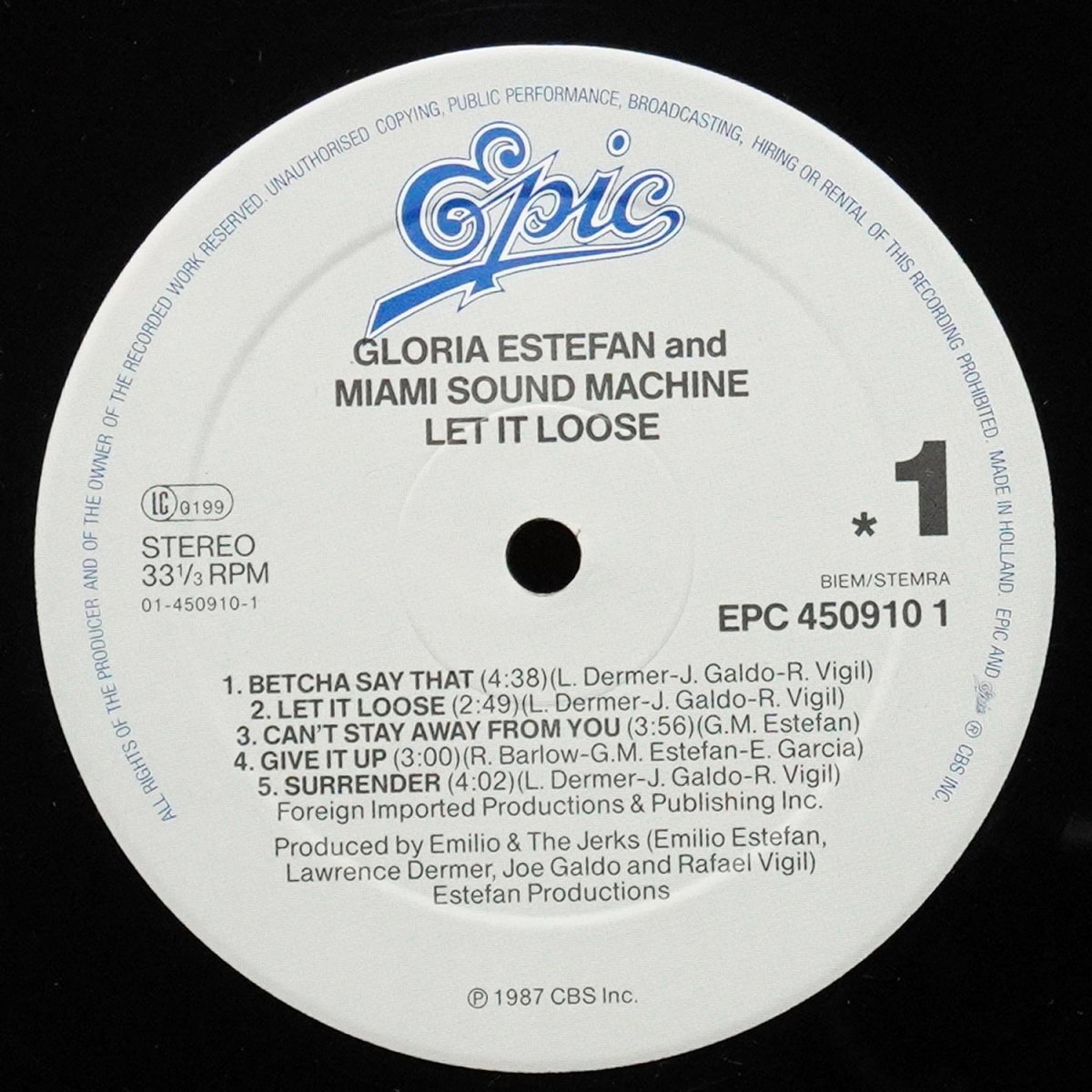 LP Miami Sound Machine — Let It Loose фото 2