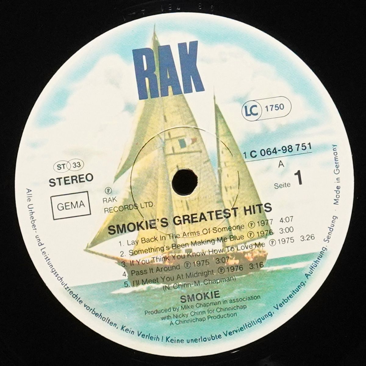 LP Smokie — Greatest Hits фото 3
