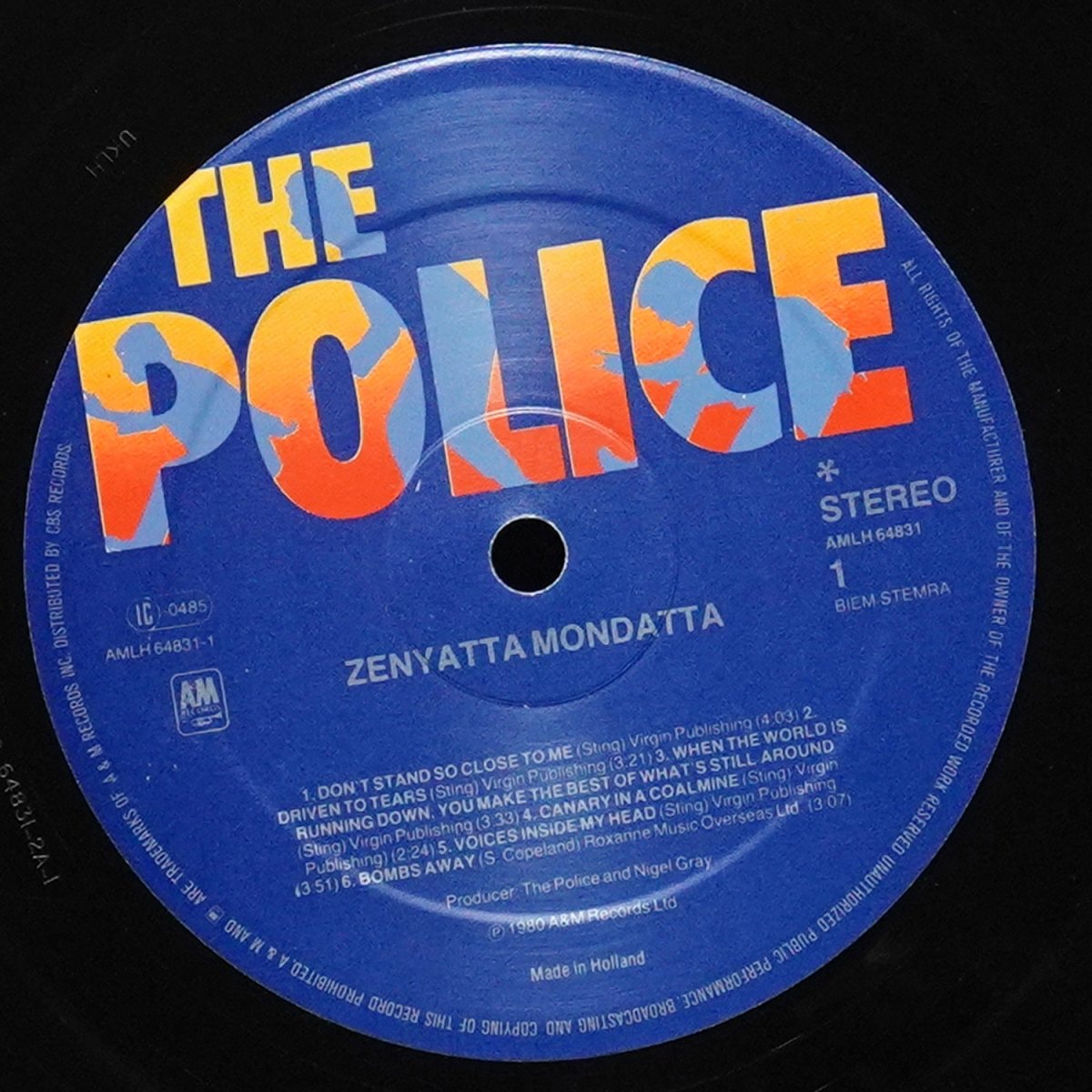 LP Police — Zenyatta Mondatta фото 2