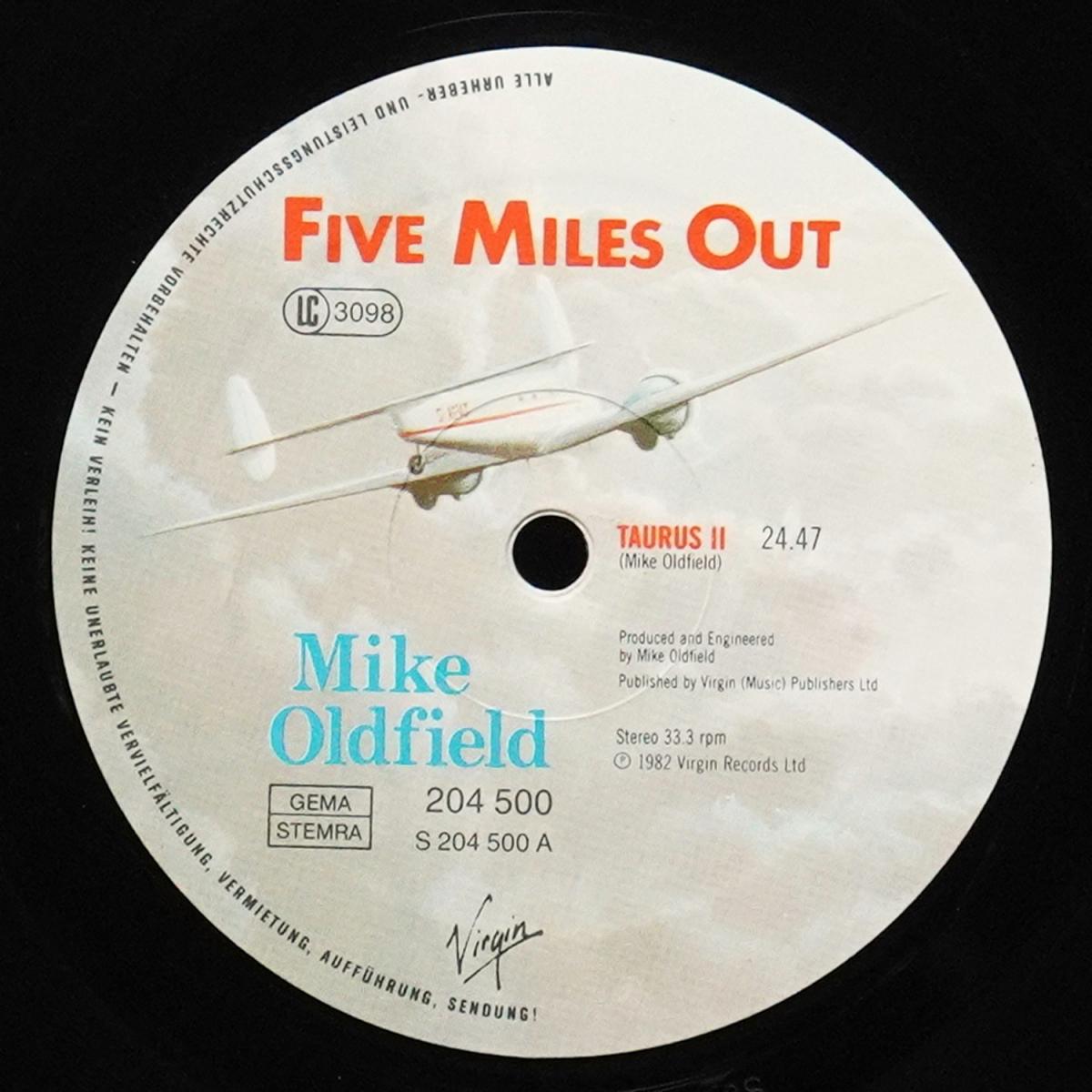 LP Mike Oldfield — Five Miles Out фото 2