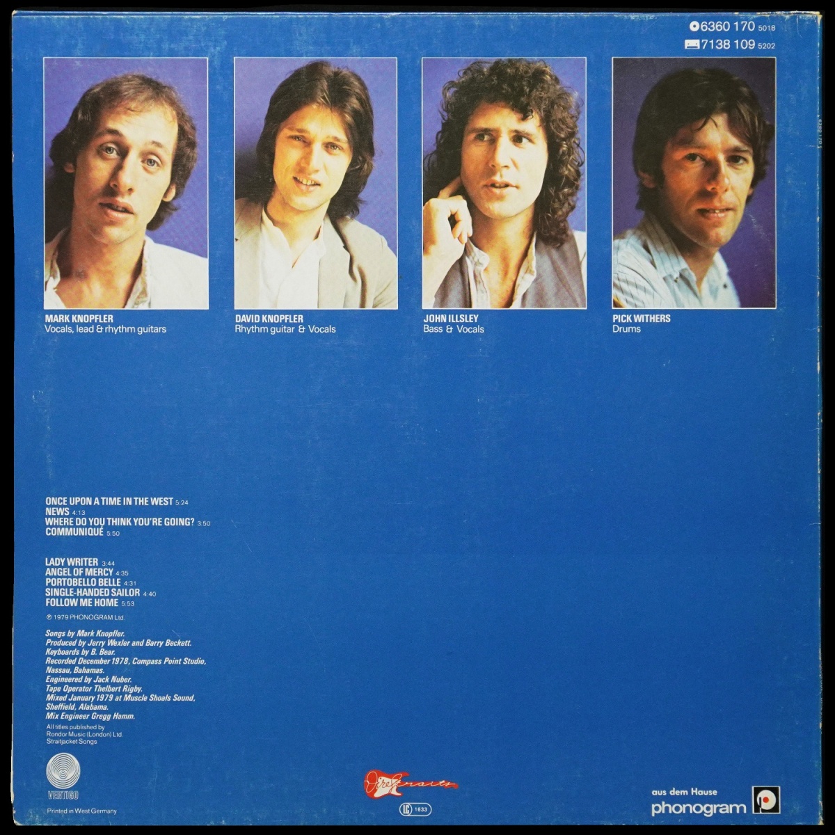 LP Dire Straits — Communique фото 3