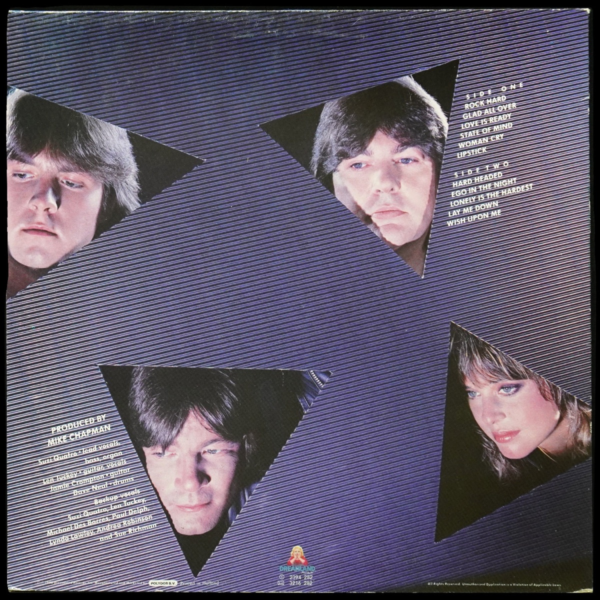 LP Suzi Quatro — Rock Hard фото 3