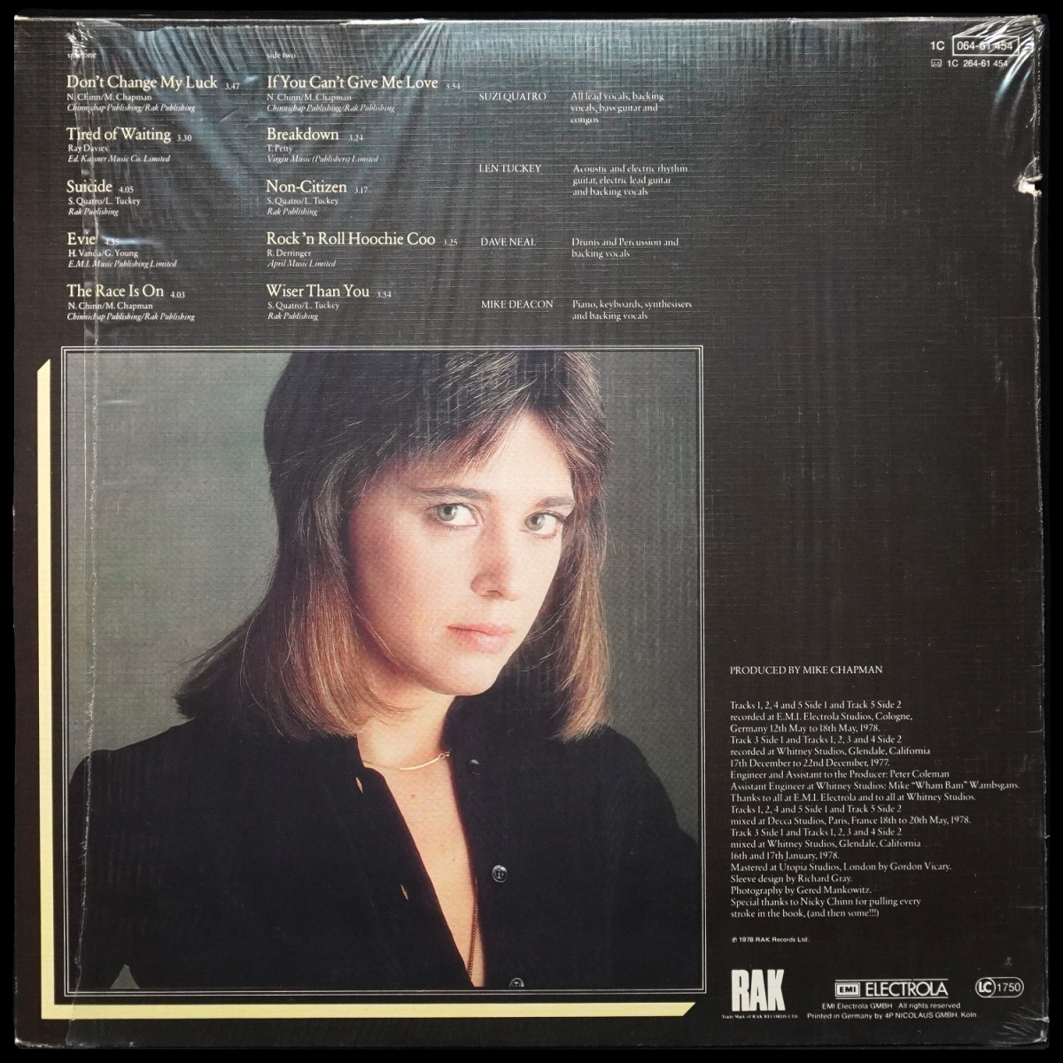LP Suzi Quatro — If You Knew Suzi... фото 3