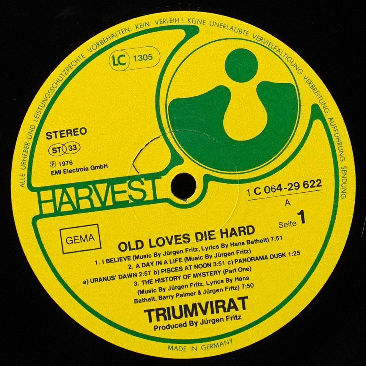 LP Triumvirat — Old Loves Die Hard фото 2