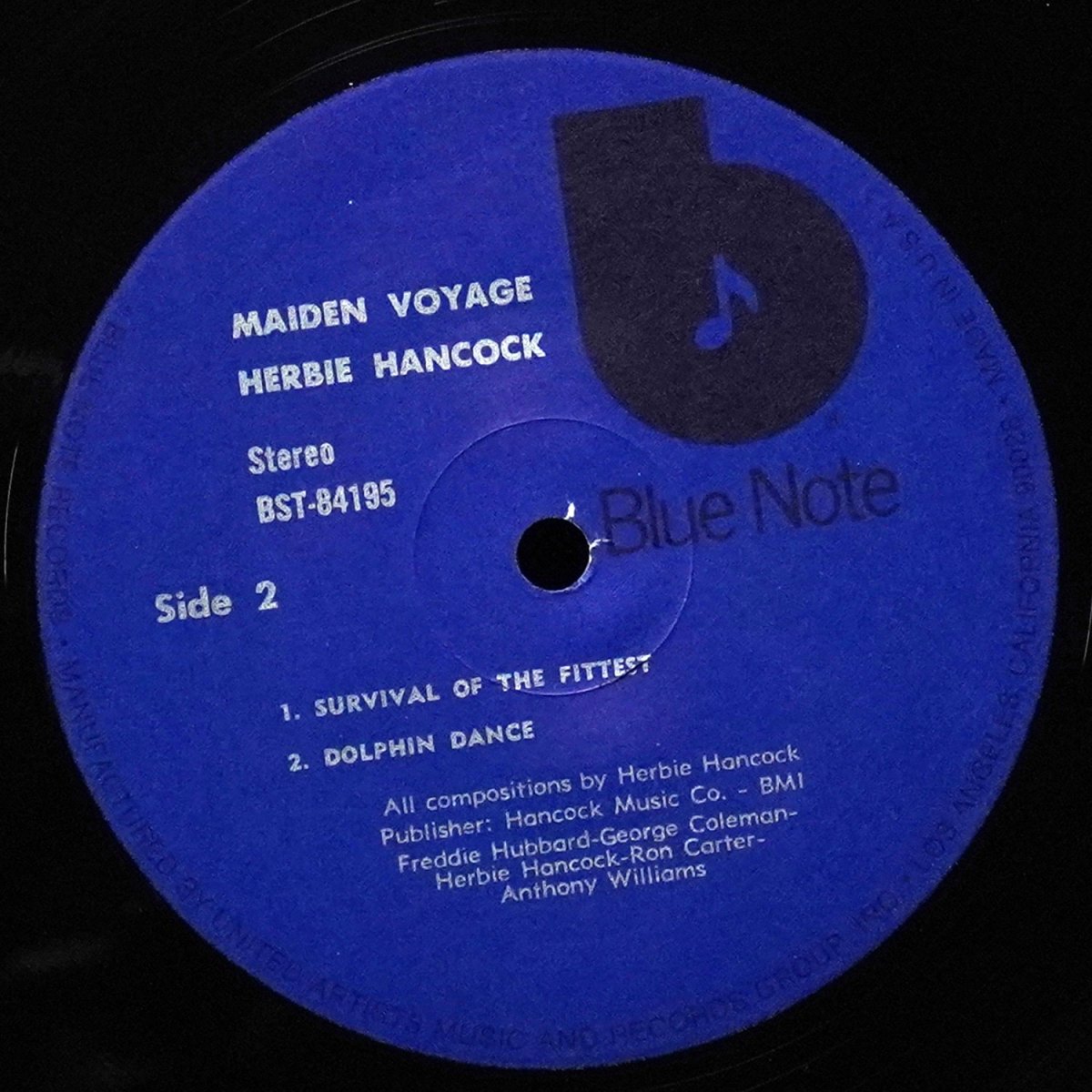 LP Herbie Hancock — Maiden Voyage фото 2