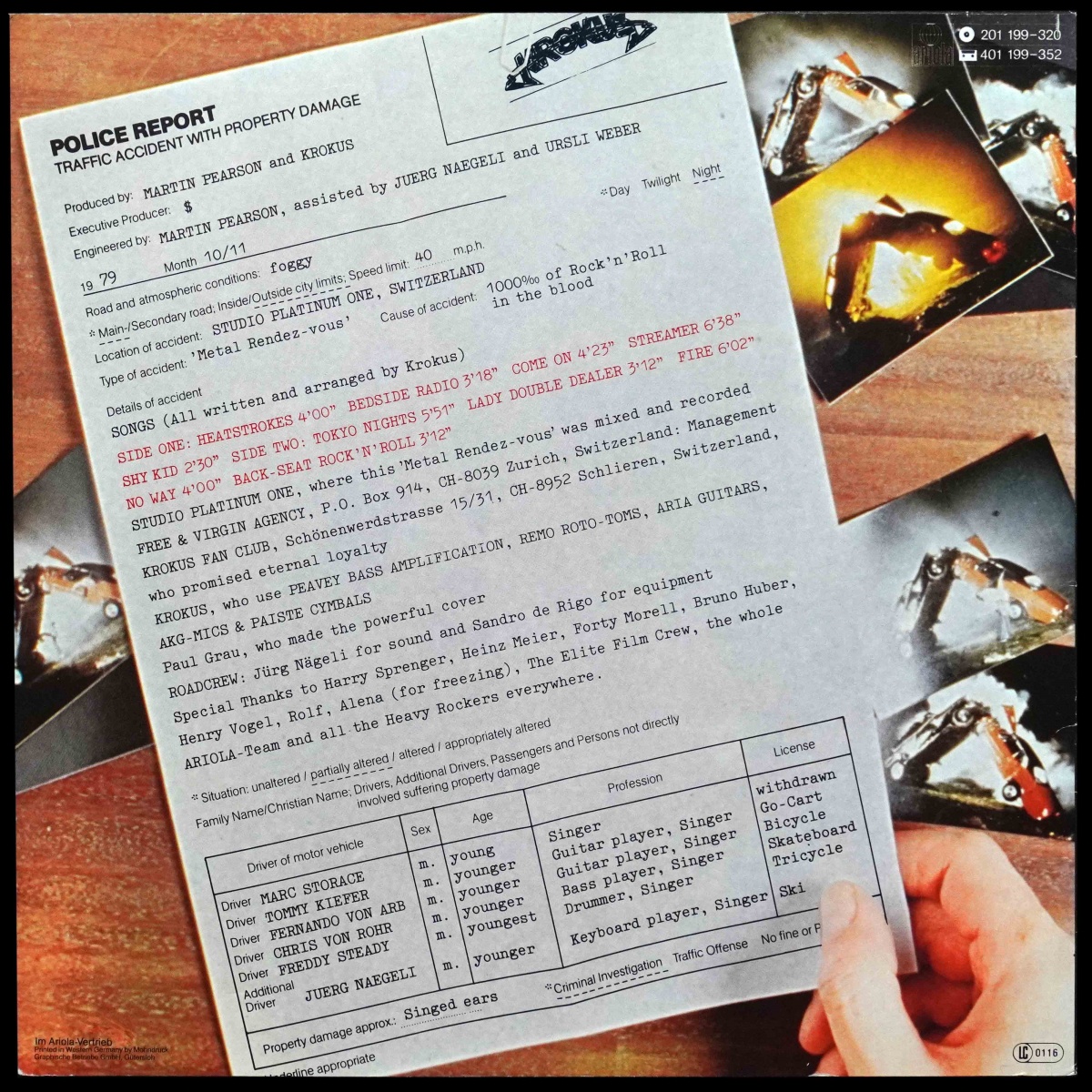 LP Krokus — Metal Rendez-Vous фото 2