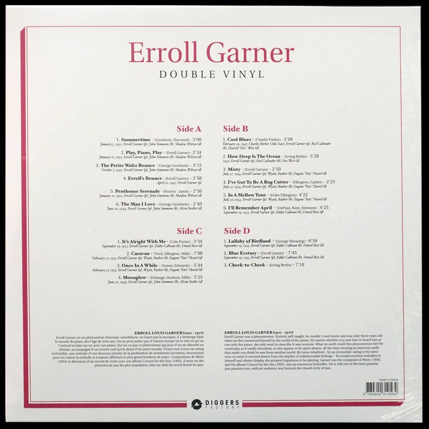 LP Erroll Garner — 1947-1956 - The Essential Works (2LP) фото 2