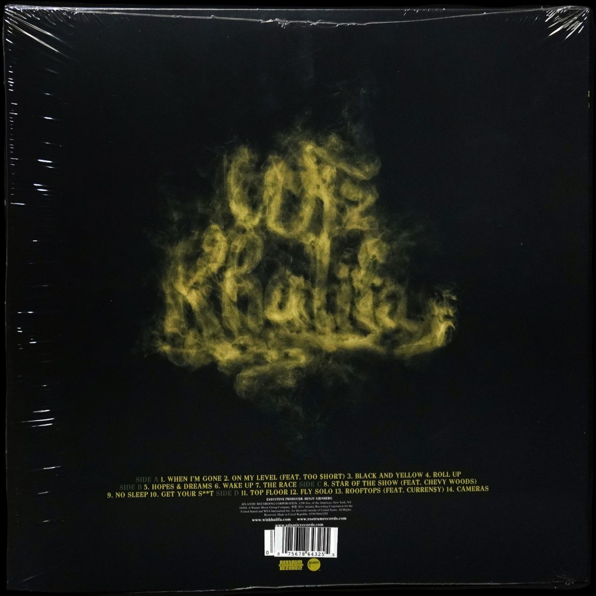 LP Wiz Khalifa — Rolling Papers (2LP, цветной винил) фото 2