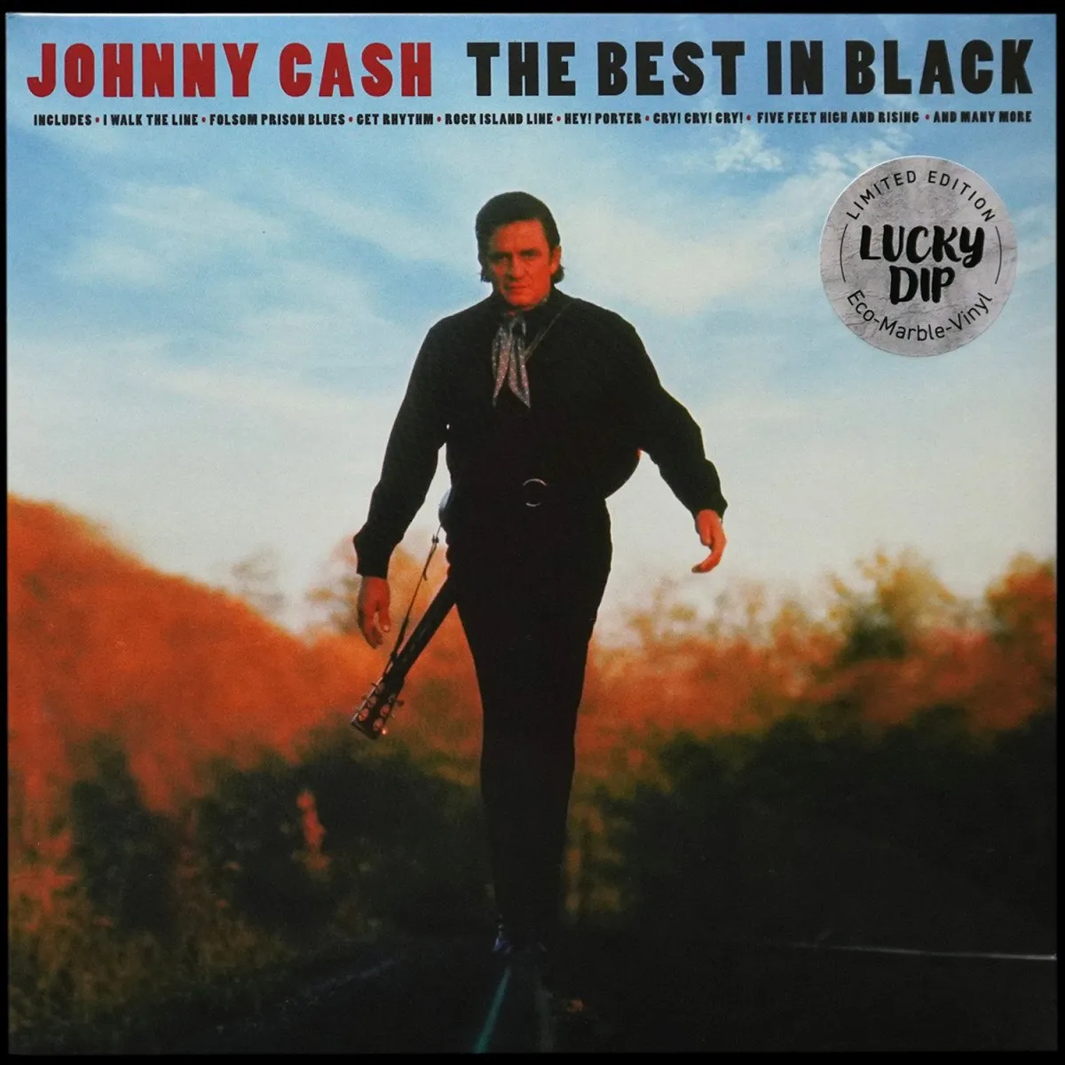 LP Johnny Cash — Best In Black (2LP, цветной винил) фото