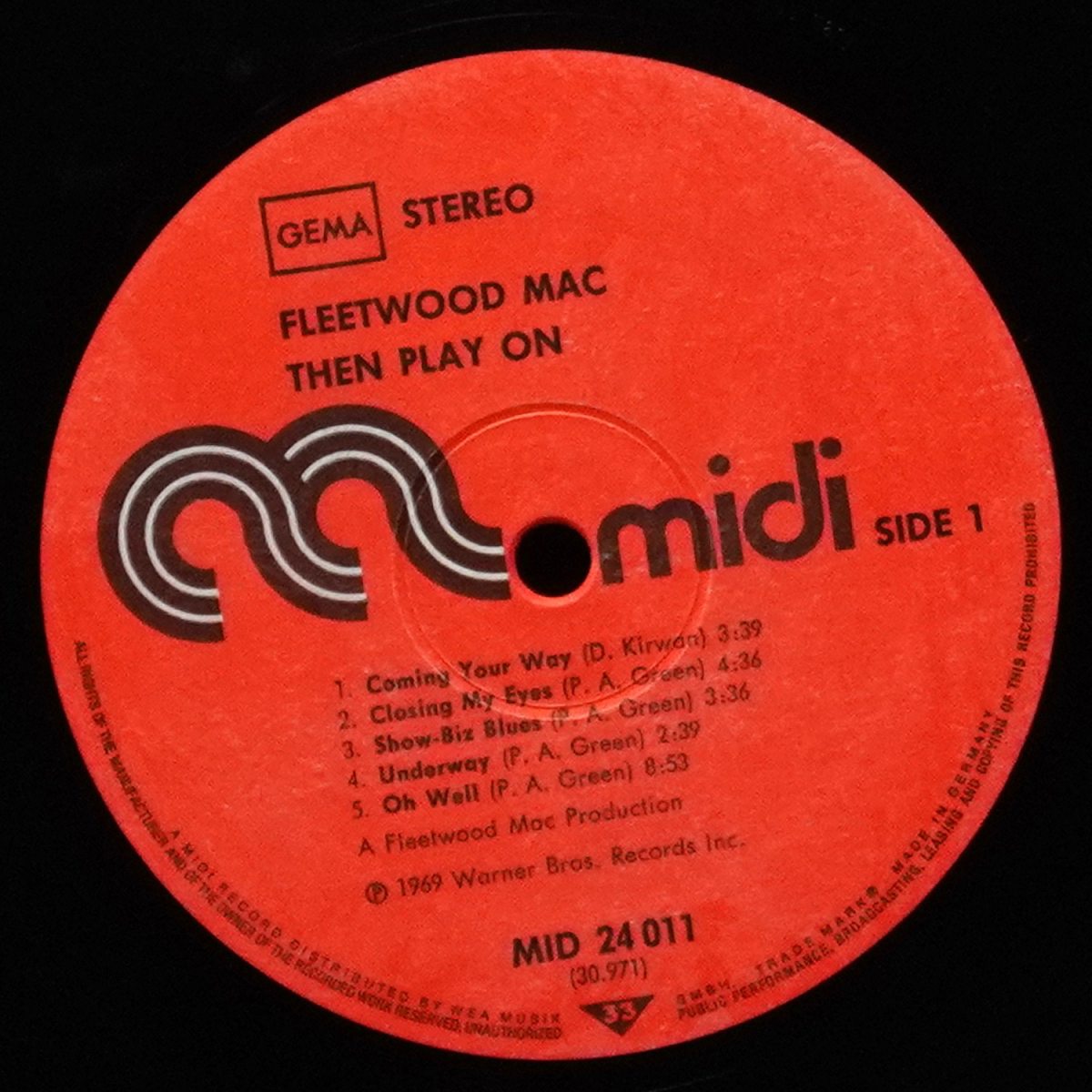 LP Fleetwood Mac — Then Play On фото 3