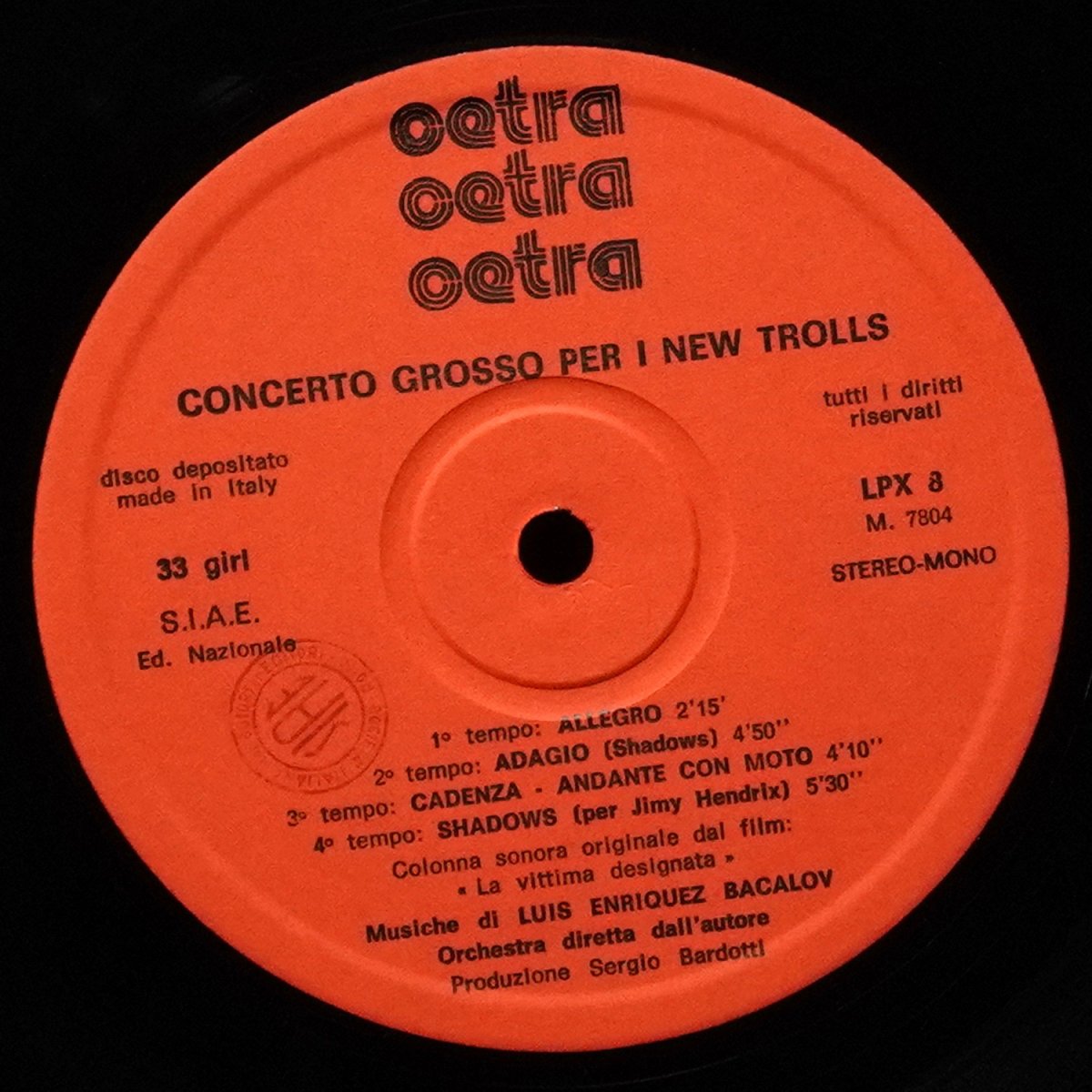 LP New Trolls — Concerto Grosso Per I New Trolls фото 2