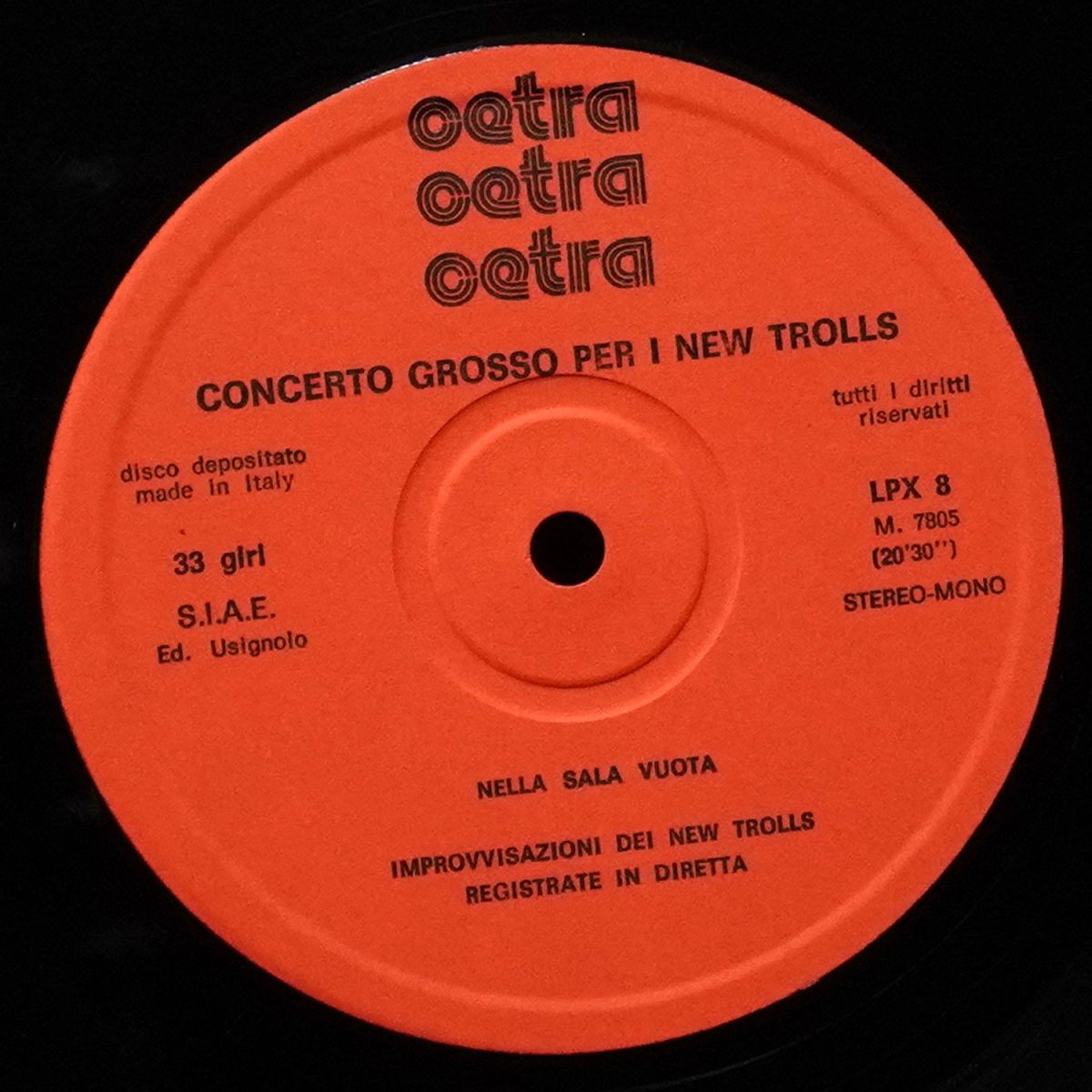 LP New Trolls — Concerto Grosso Per I New Trolls фото 3