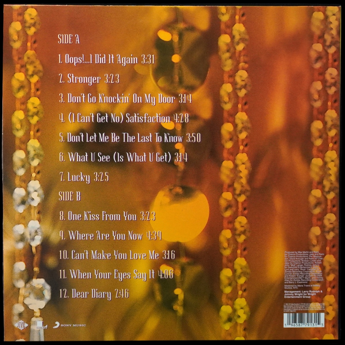 LP Britney Spears — Oops!...I Did It Again (цветной винил) фото 2