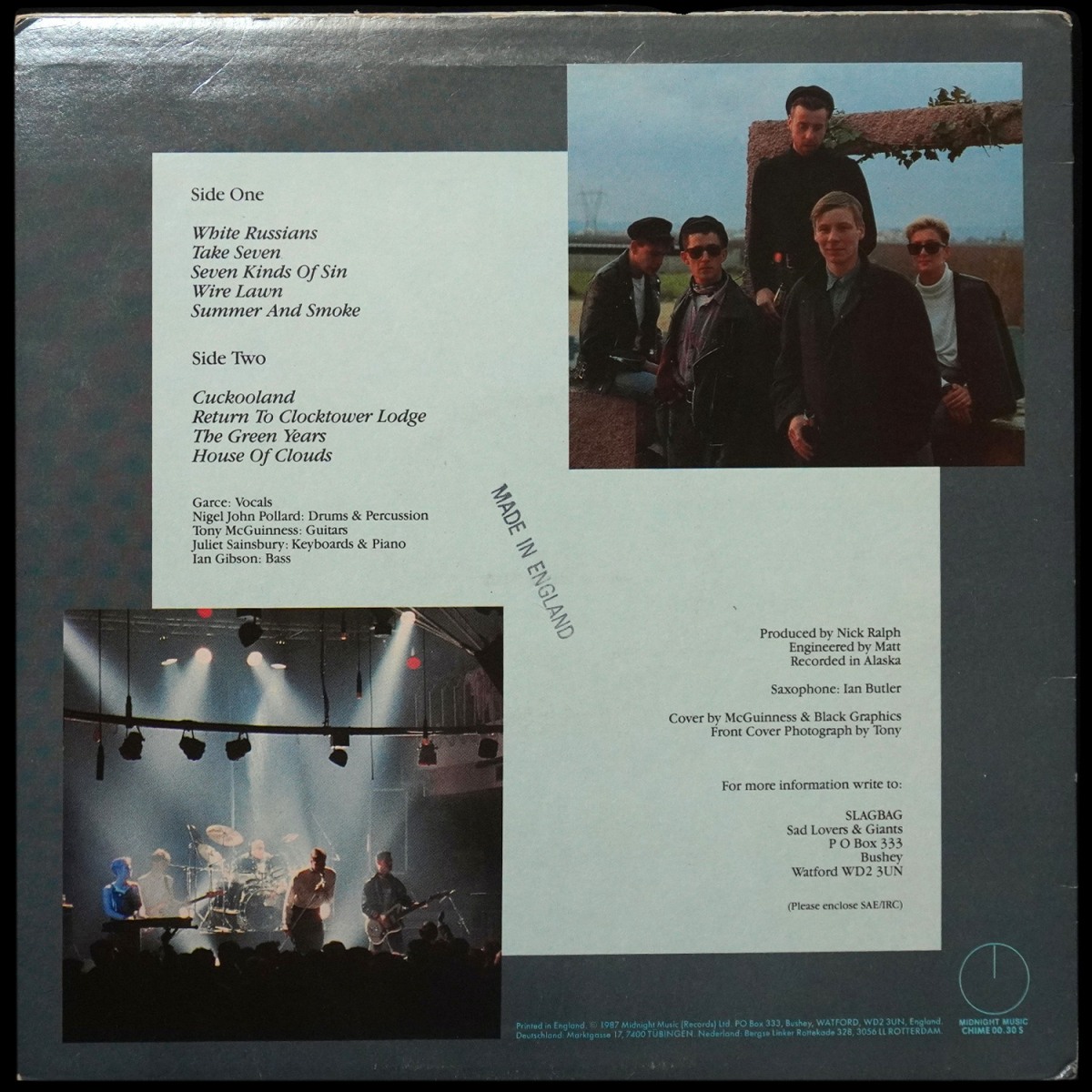 LP Sad Lovers And Giants — Mirror Test фото 2