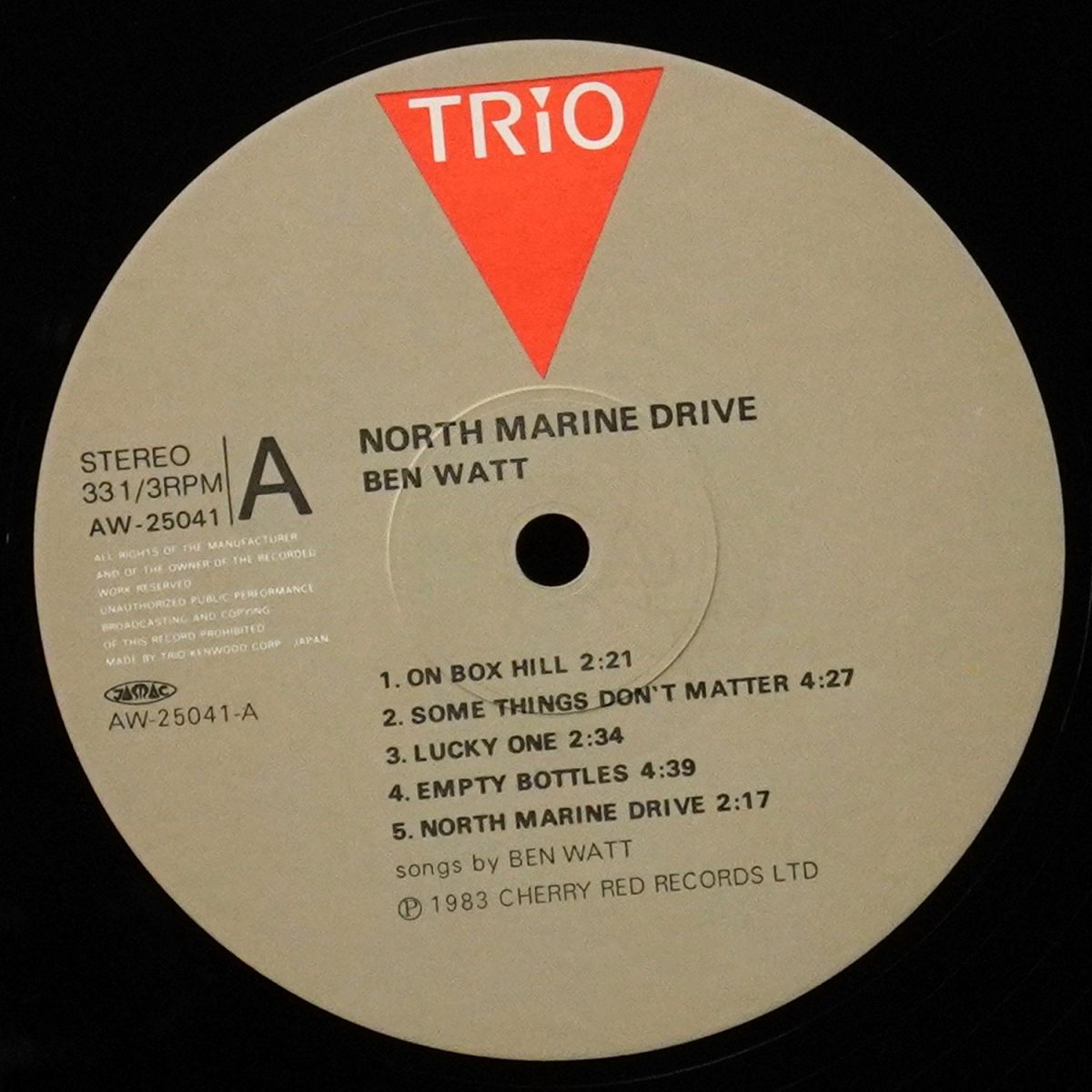 LP Ben Watt — North Marine Drive (+ obi) фото 3