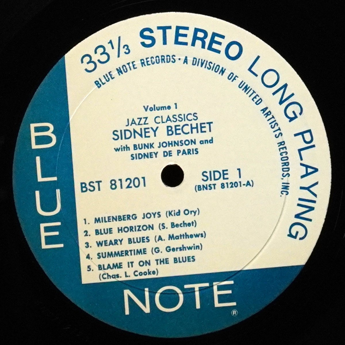 LP Sidney Bechet — Jazz Classics Volume 1 фото 2