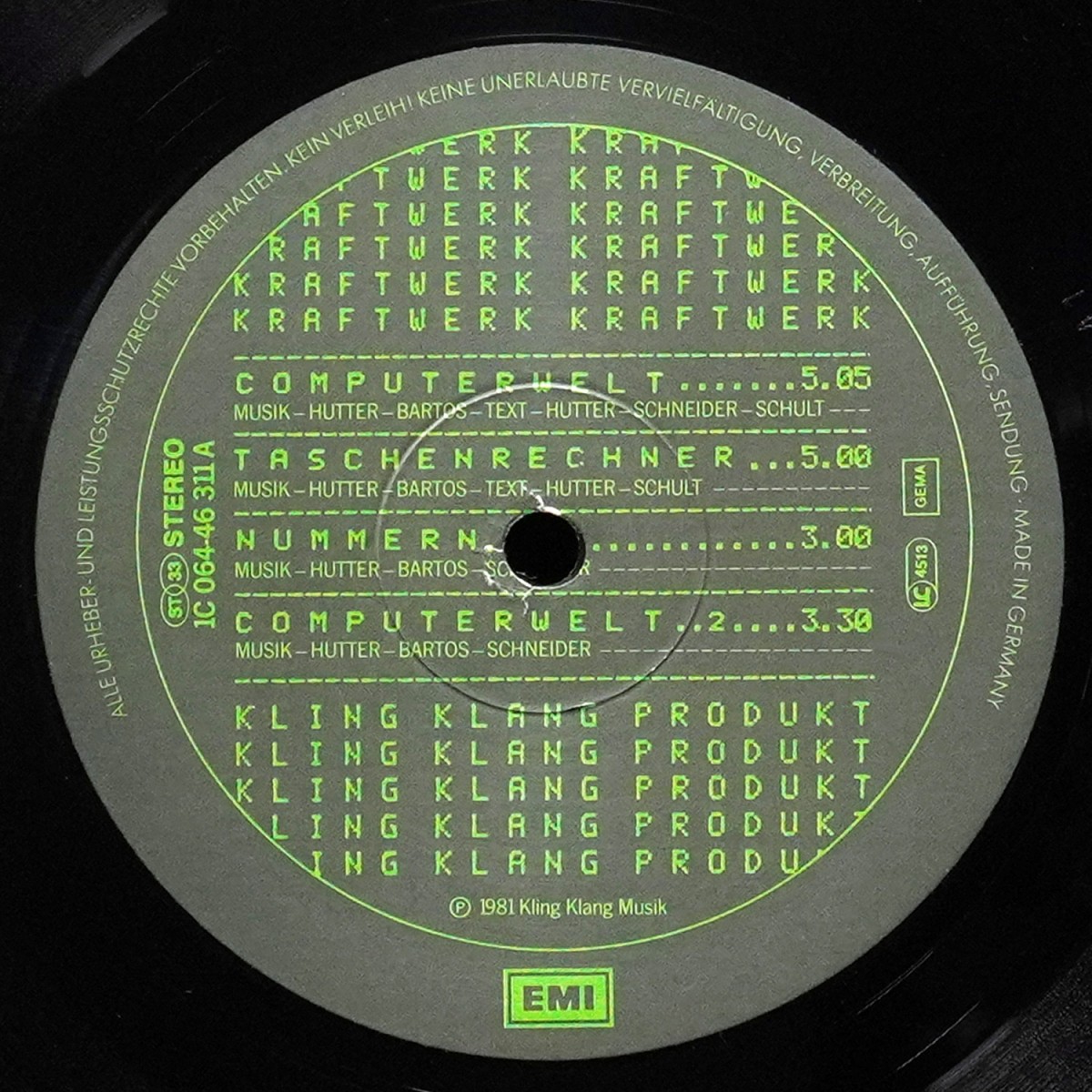 LP Kraftwerk — Computerwelt фото 4