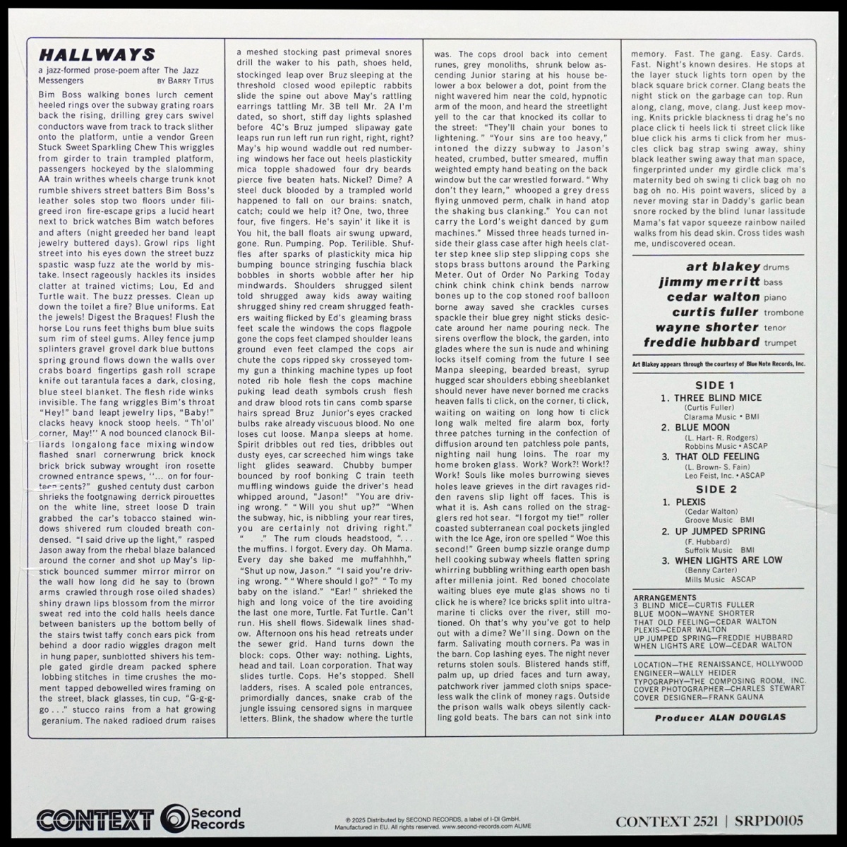 LP Art Blakey And The Jazz Messengers — 3 Blind Mice фото 2