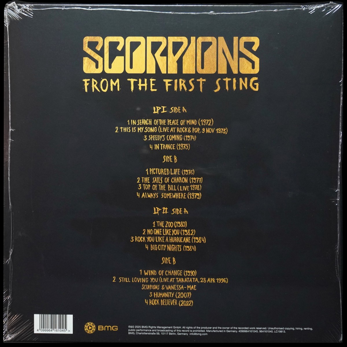 LP Scorpions — From The First Sting (2LP) фото 2