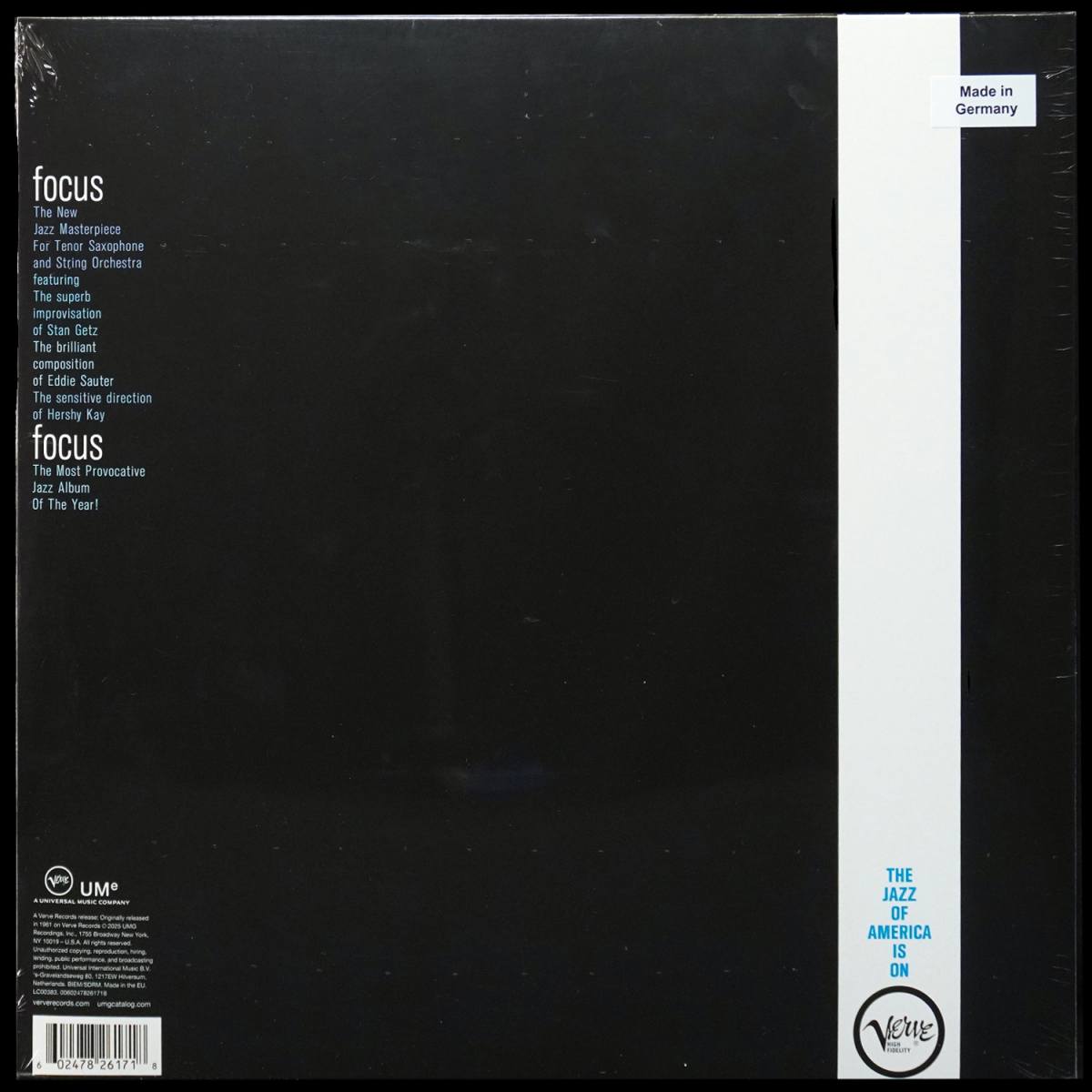 LP Stan Getz — Focus фото 2