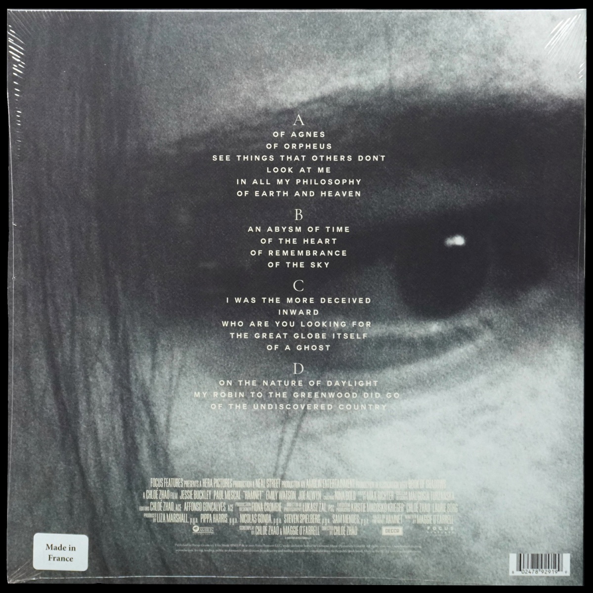 LP Max Richter — Hamnet (Original Motion Picture Soundtrack) (2LP) фото 2