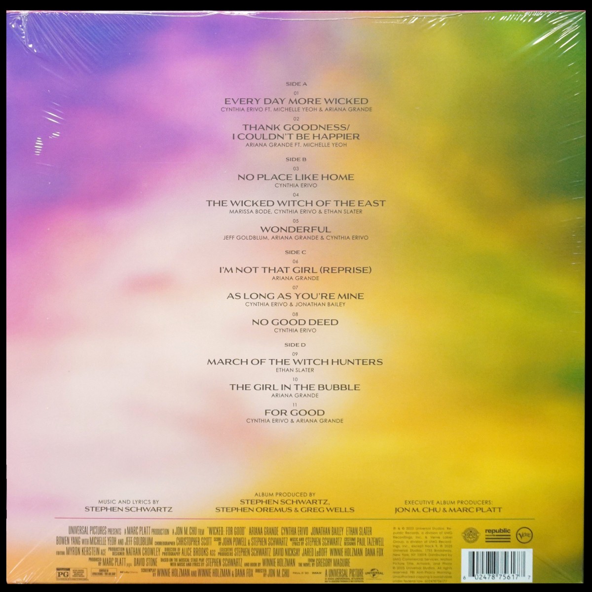 LP Stephen Schwartz — Wicked: For Good (The Soundtrack) (2LP) фото 2