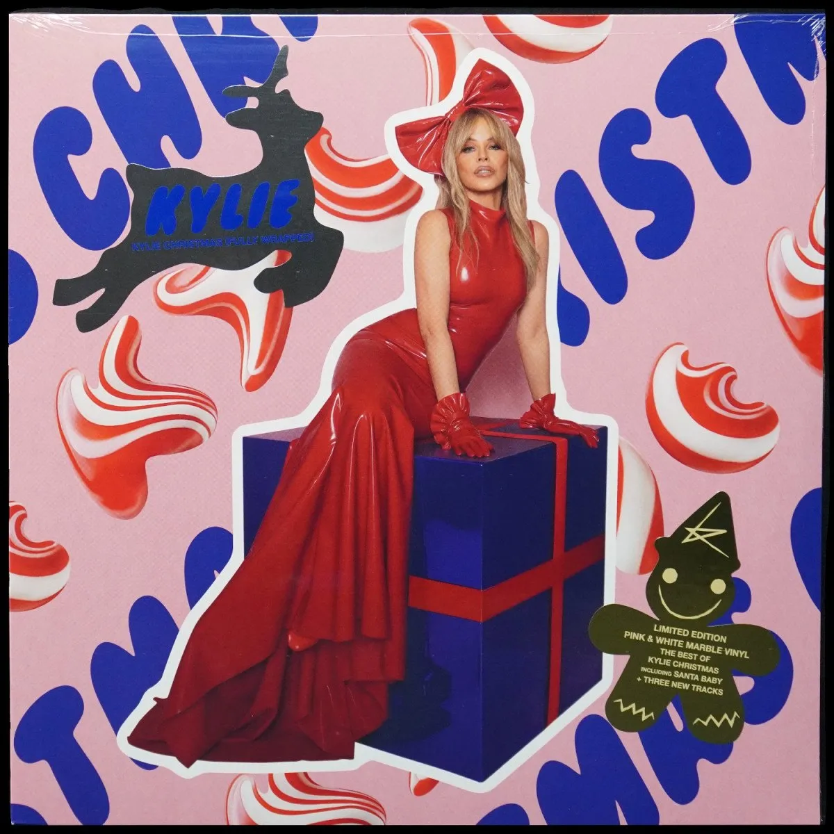 LP Kylie Minogue — Kylie Christmas (Fully Wrapped) (мраморный винил) фото