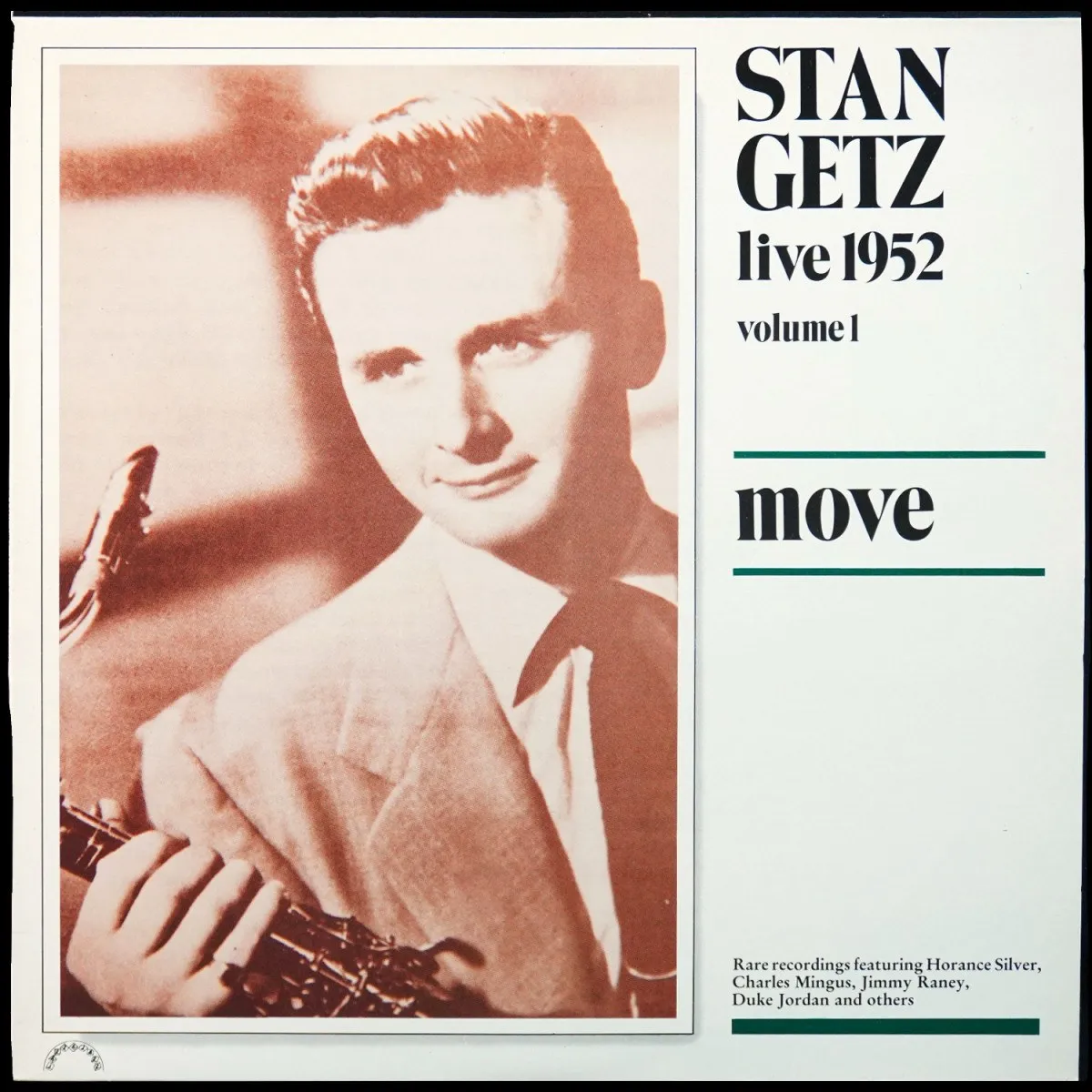 LP Stan Getz — Live 1952, Volume 1: Move фото