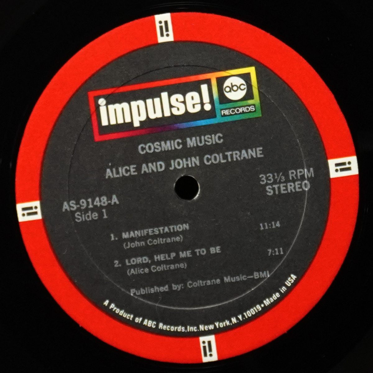 LP John Coltrane — Cosmic Music фото 2