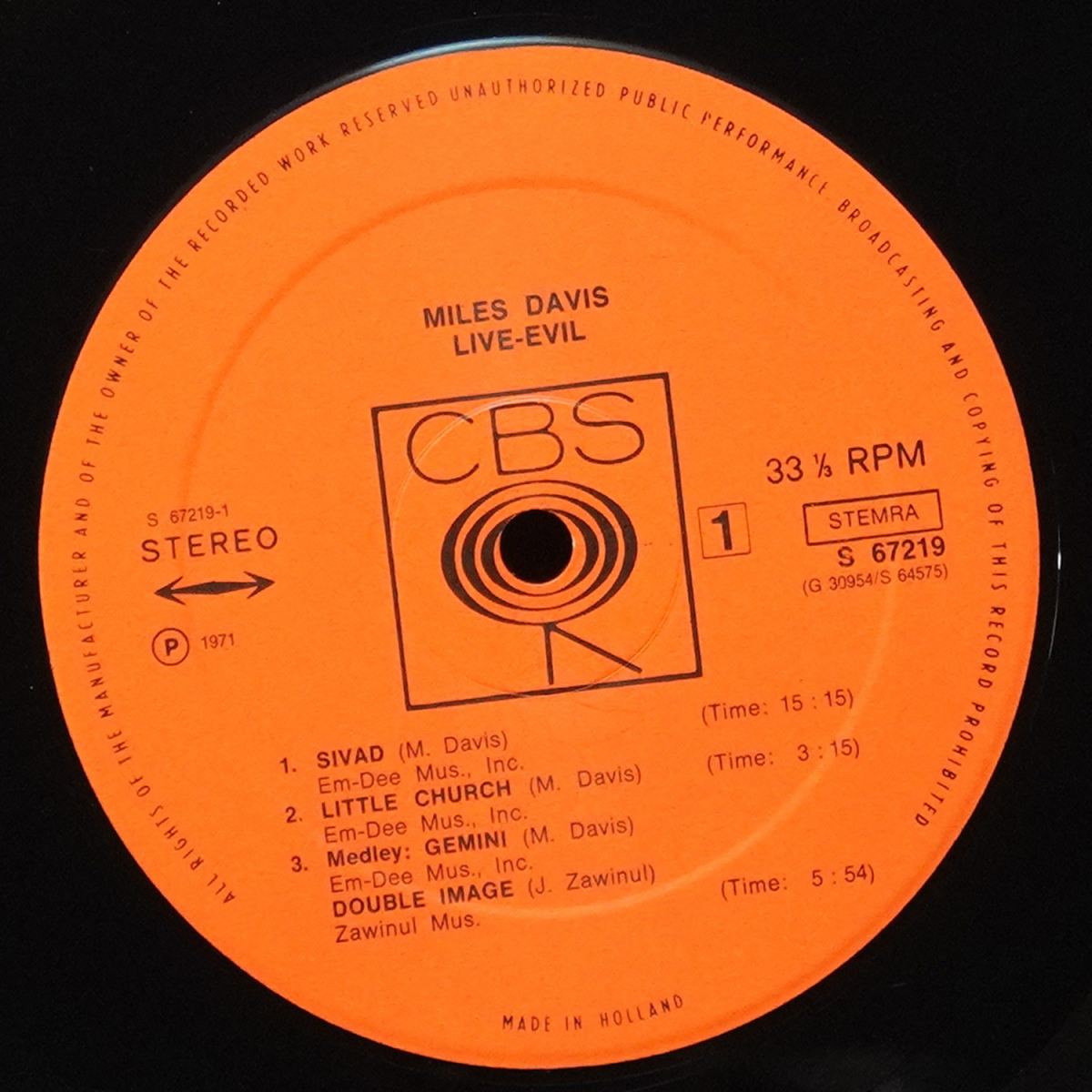 LP Miles Davis — Live-Evil (2LP) фото 6