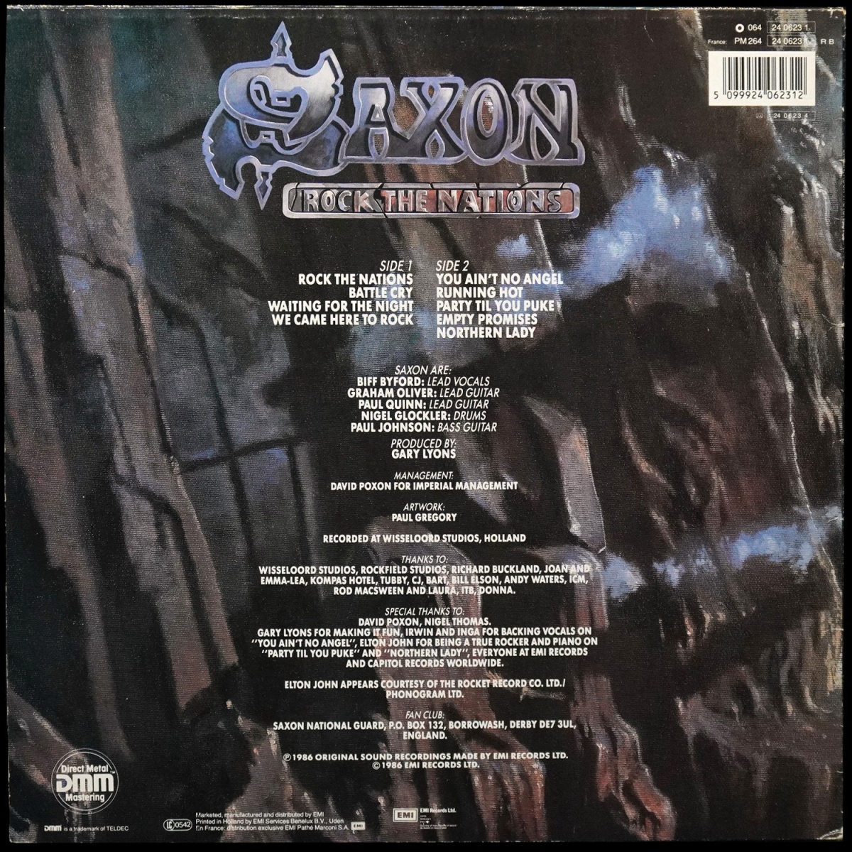 LP Saxon — Rock The Nations фото 2