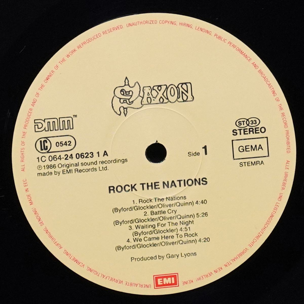 LP Saxon — Rock The Nations фото 3