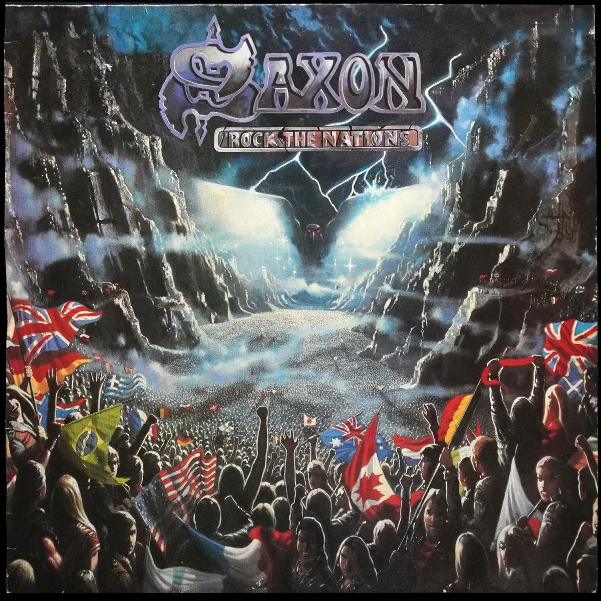 LP Saxon — Rock The Nations фото