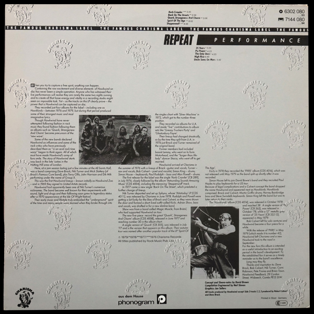 LP Hawkwind — Repeat Performance фото 2