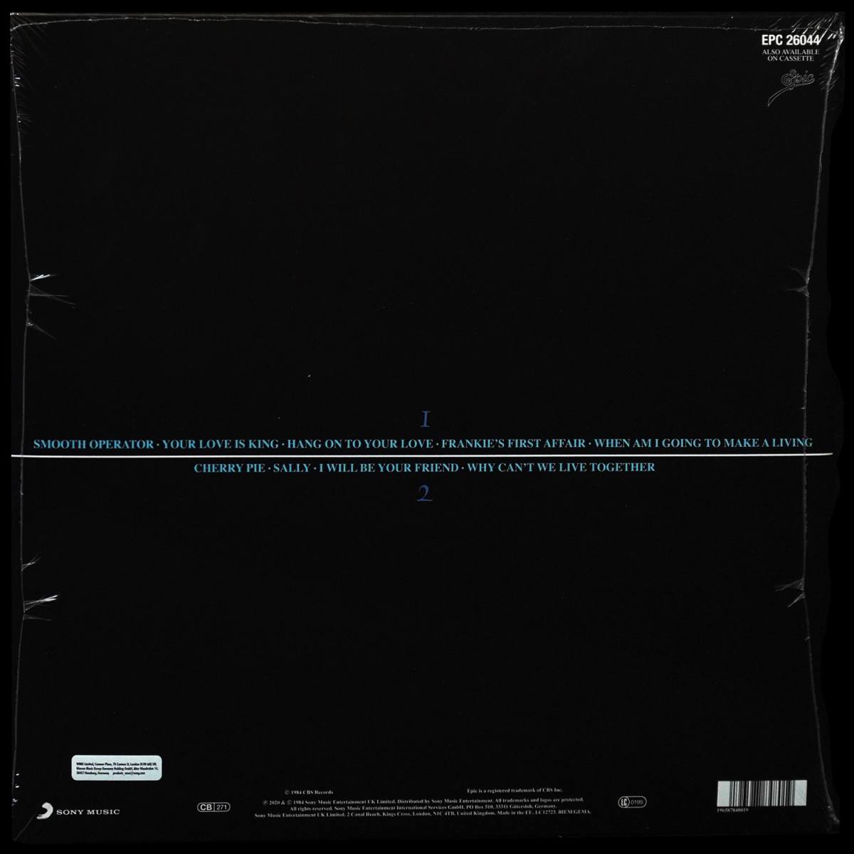 LP Sade — Diamond Life фото 2