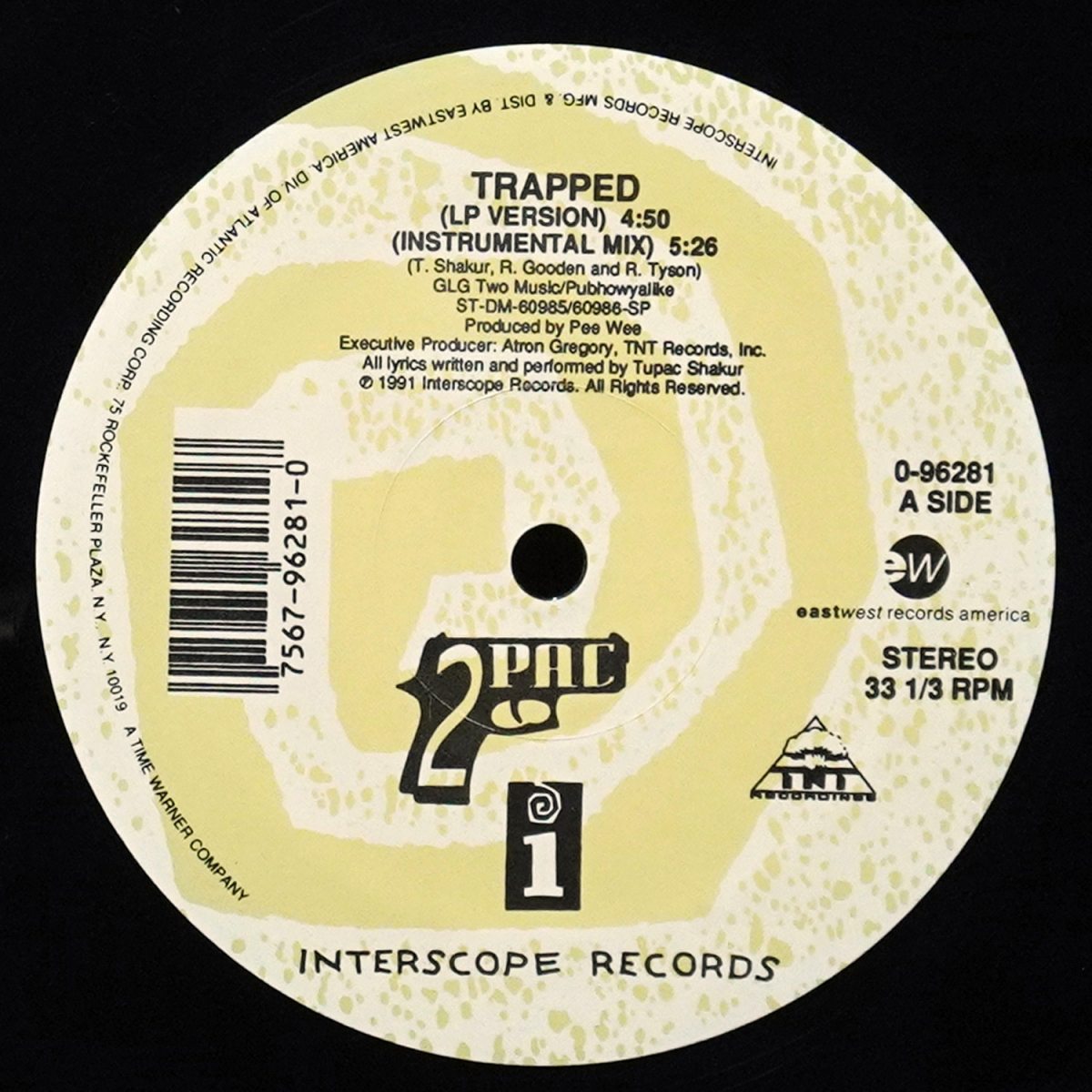 LP 2Pac — Trapped (сингл) фото 3