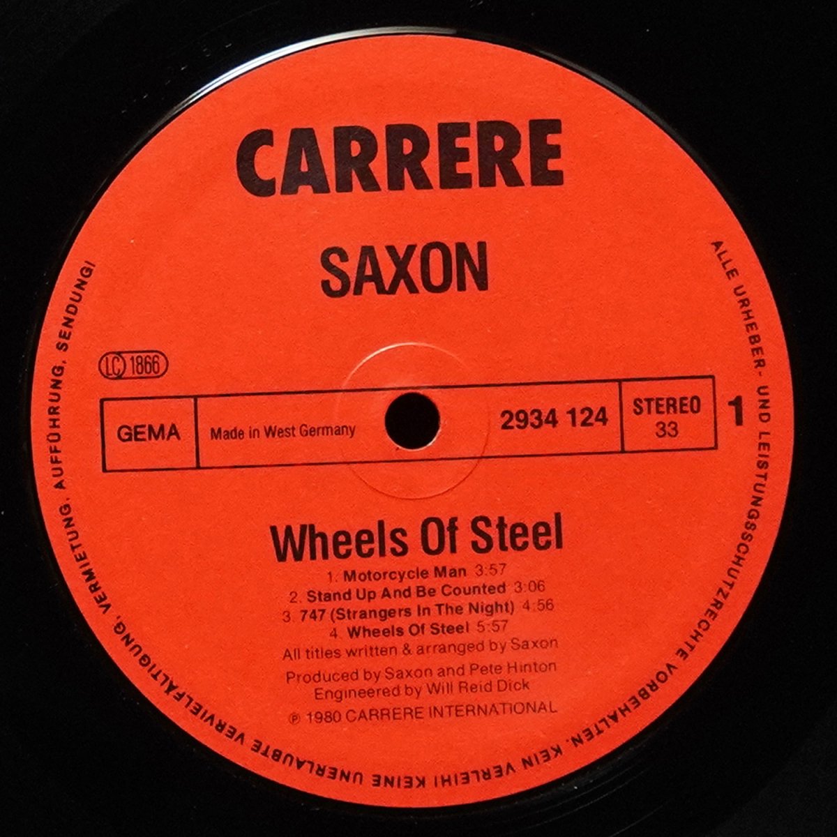 LP Saxon — Wheels Of Steel фото 3