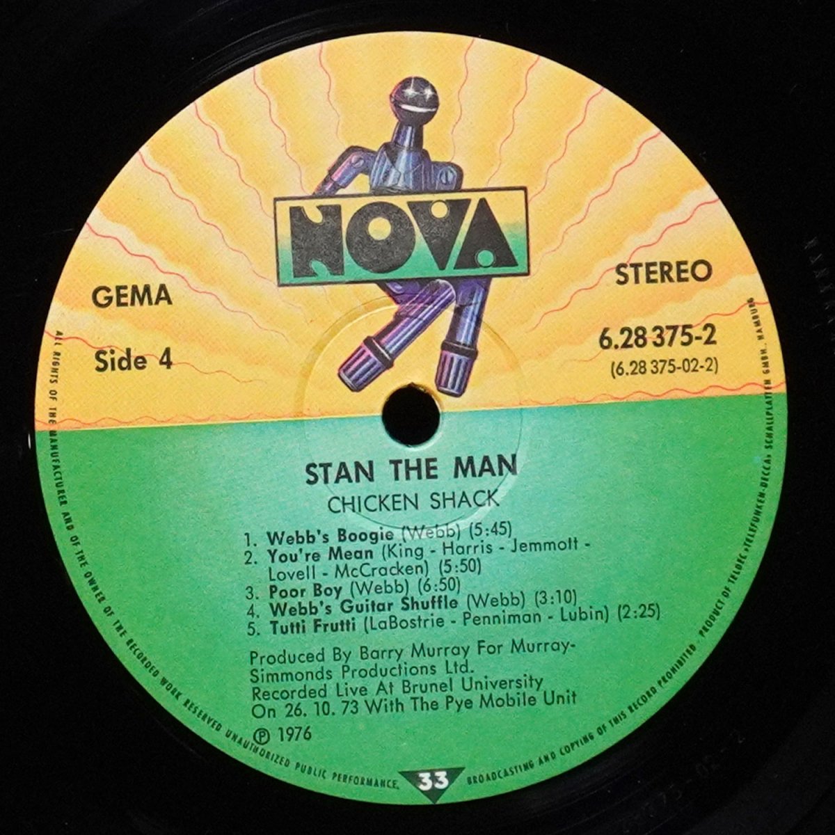 LP Chicken Shack — Stan The Man (2LP) фото 6