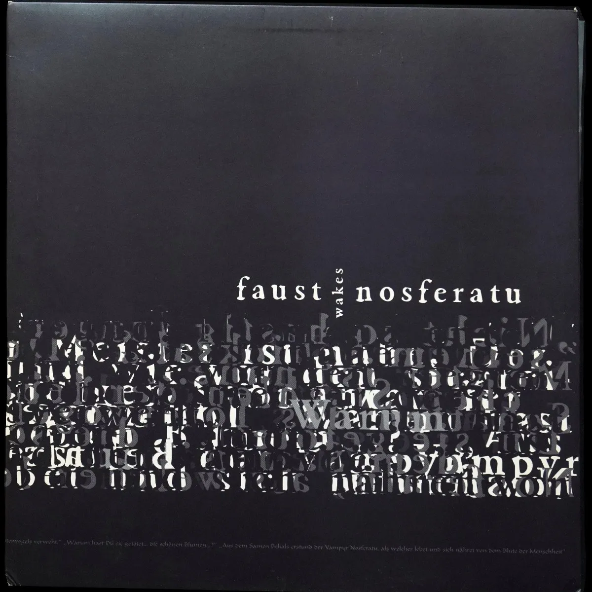 LP Faust — Faust Wakes Nosferatu фото