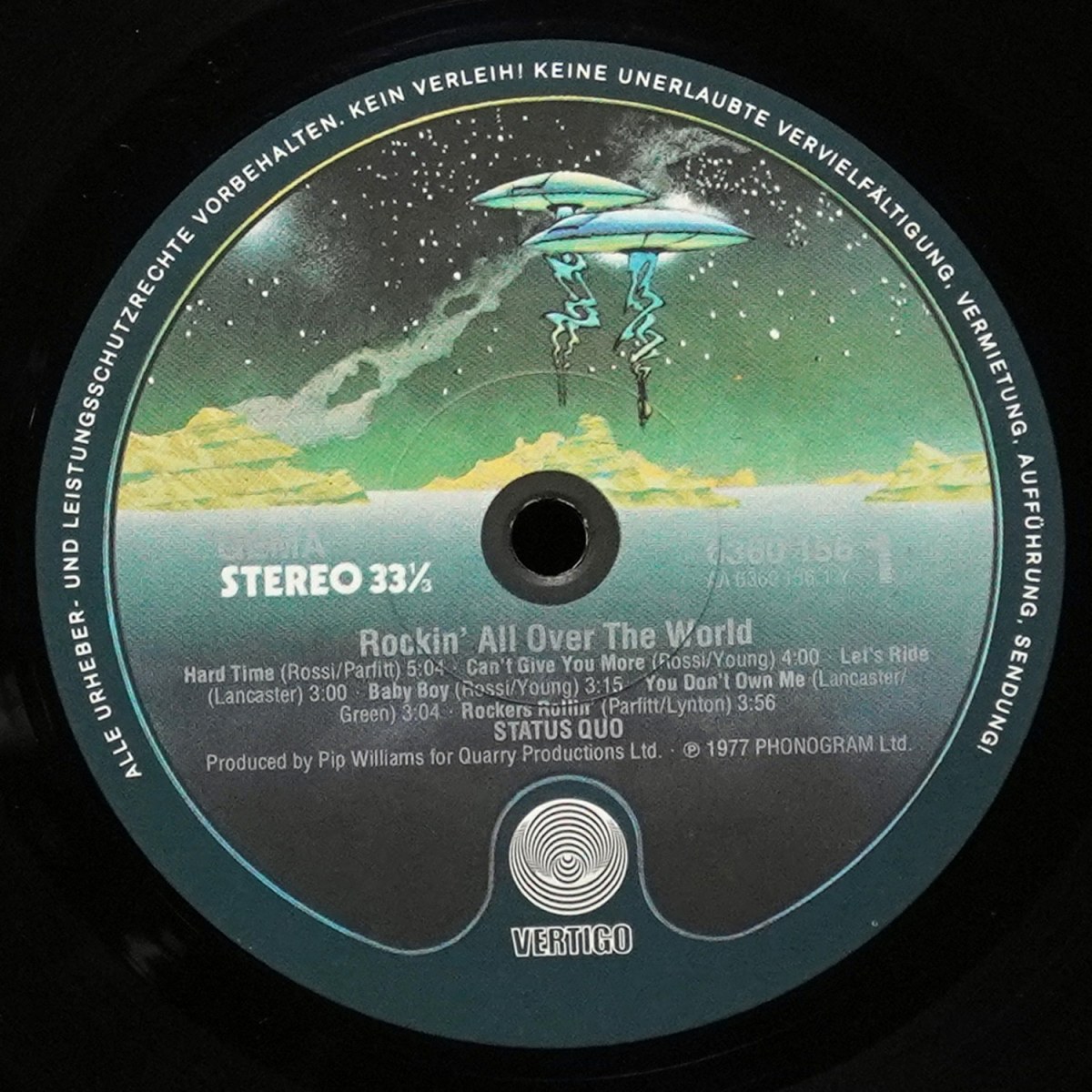 LP Status Quo — Rockin' All Over The World фото 3