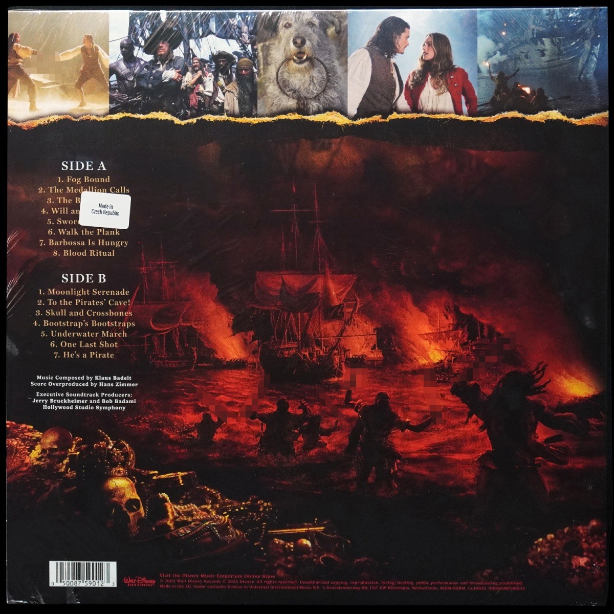 LP Klaus Badelt — Pirates Of The Caribbean: The Curse Of The Black Pearl (Original Motion Picture Soundtrack) фото 2