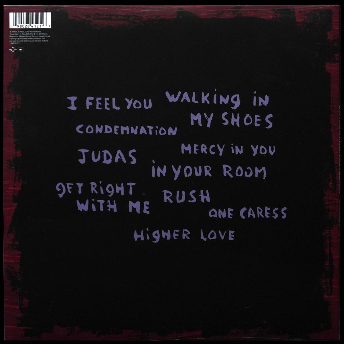 LP Depeche Mode — Songs Of Faith And Devotion фото 2