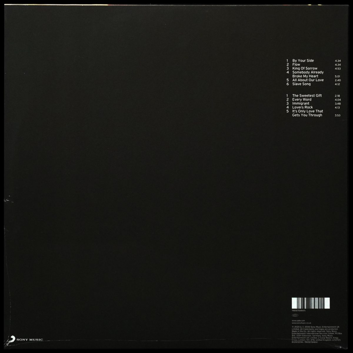 LP Sade — Lovers Rock фото 2