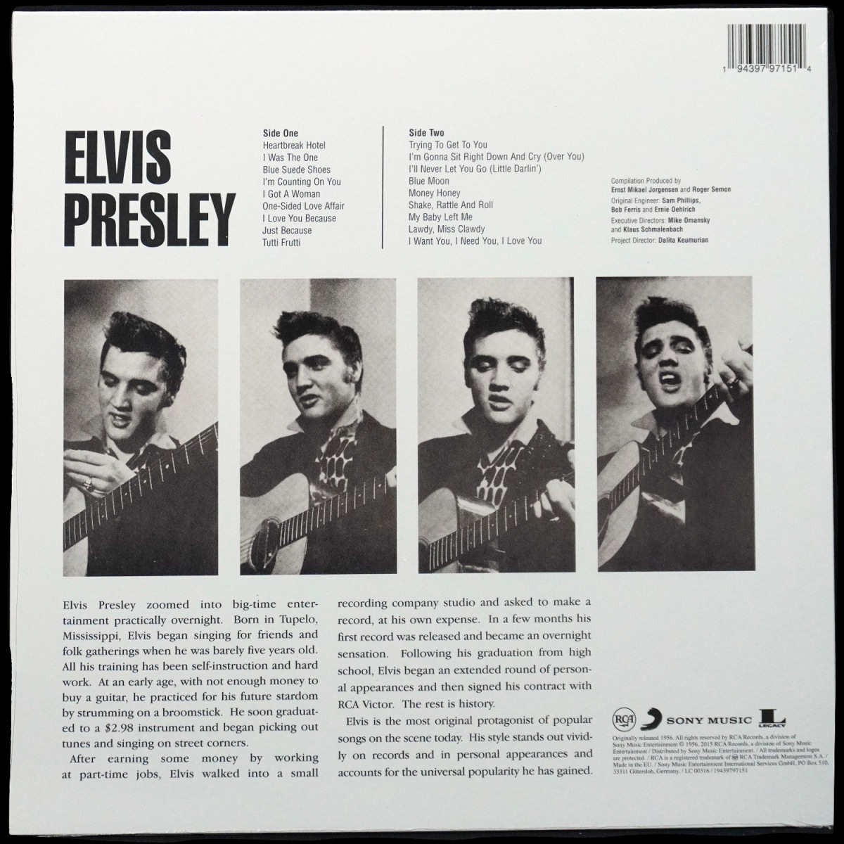 LP Elvis Presley — Elvis Presley (цветной винил) фото 2