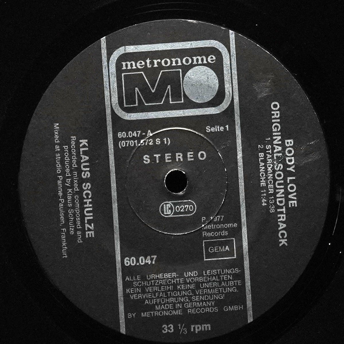 LP Klaus Schulze — Body Love фото 3