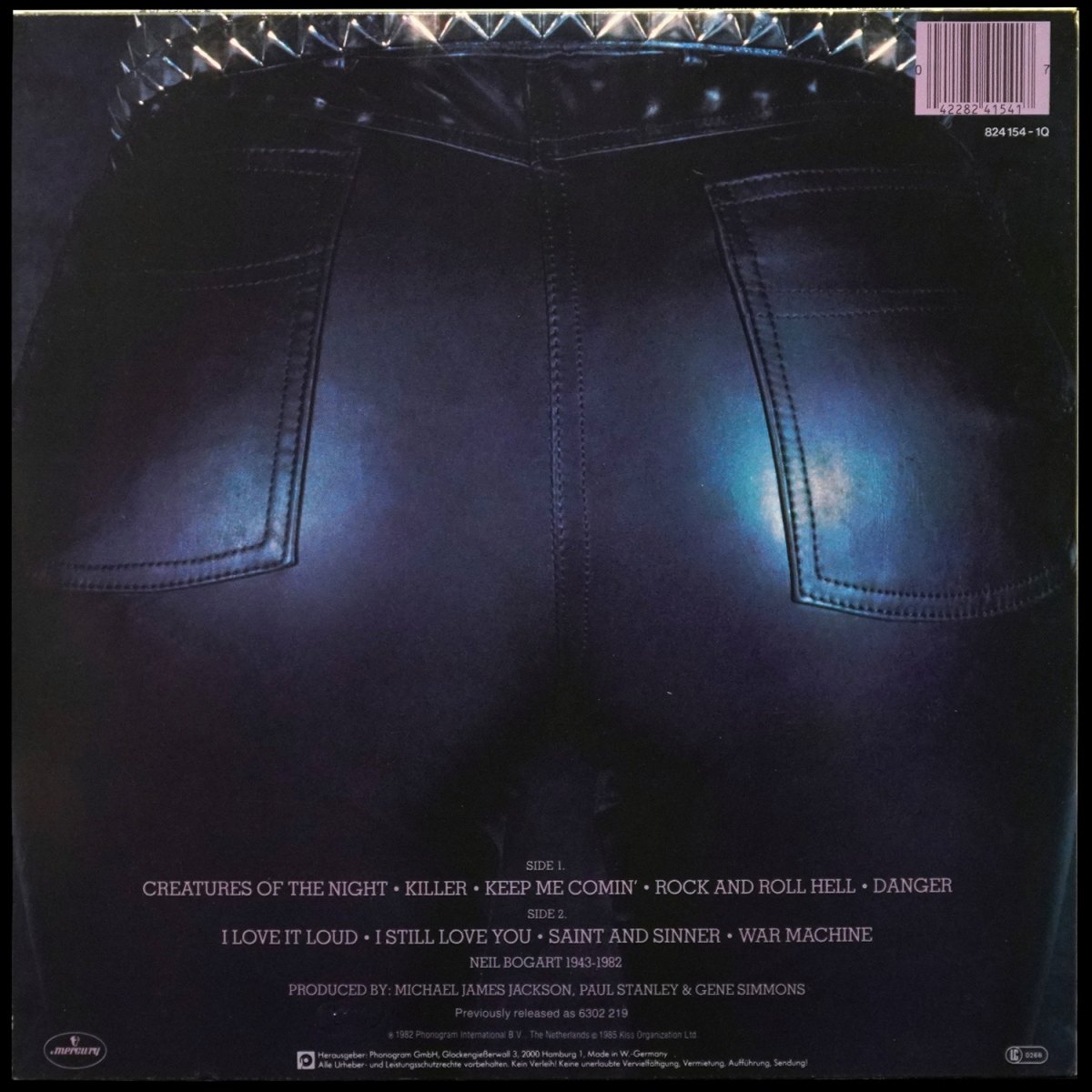 LP Kiss — Creatures Of The Night фото 2