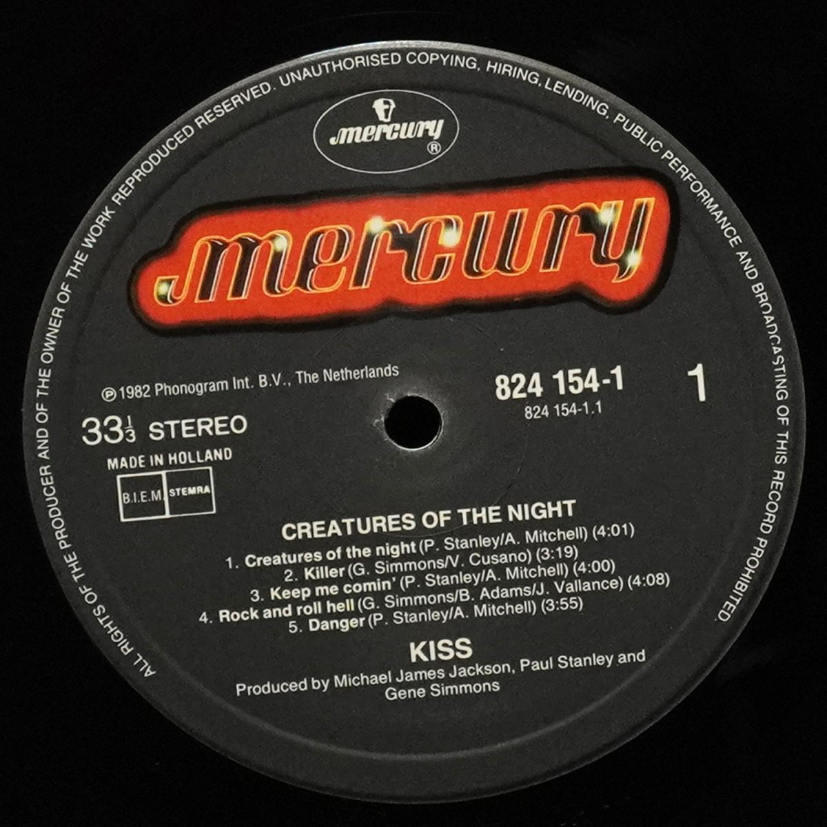 LP Kiss — Creatures Of The Night фото 3